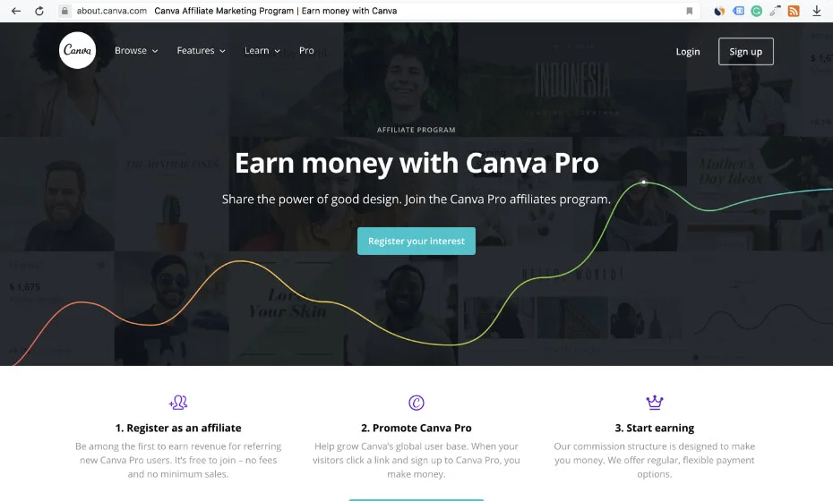 Kiếm tiền bằng hình thức Affiliate Marketing tài khoản Canva Pro